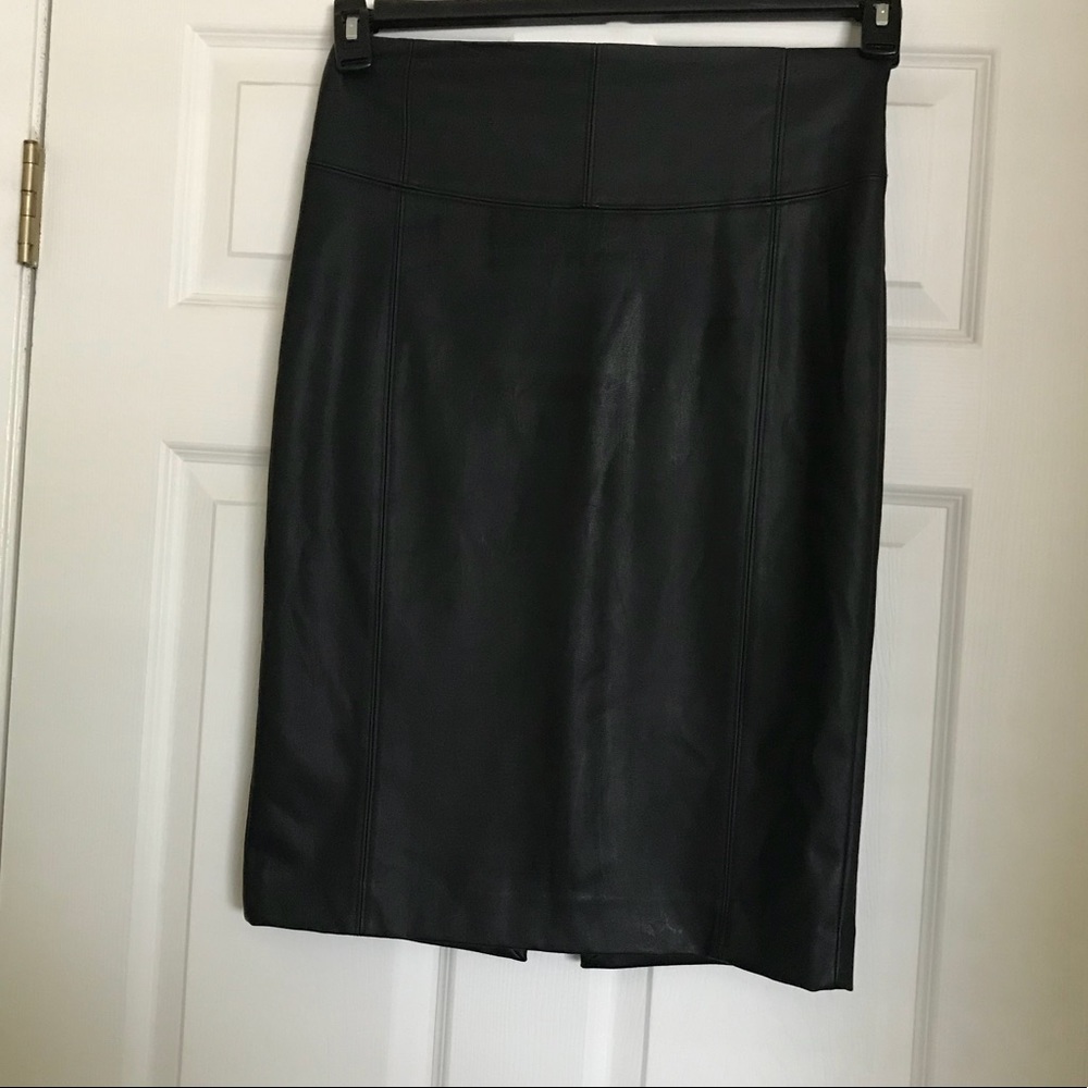 Black Express Pleather skirt